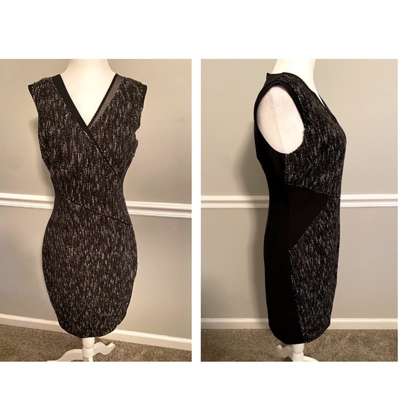 ELIE TAHARI Maisy Dress in Black/White - Picture 1 of 9